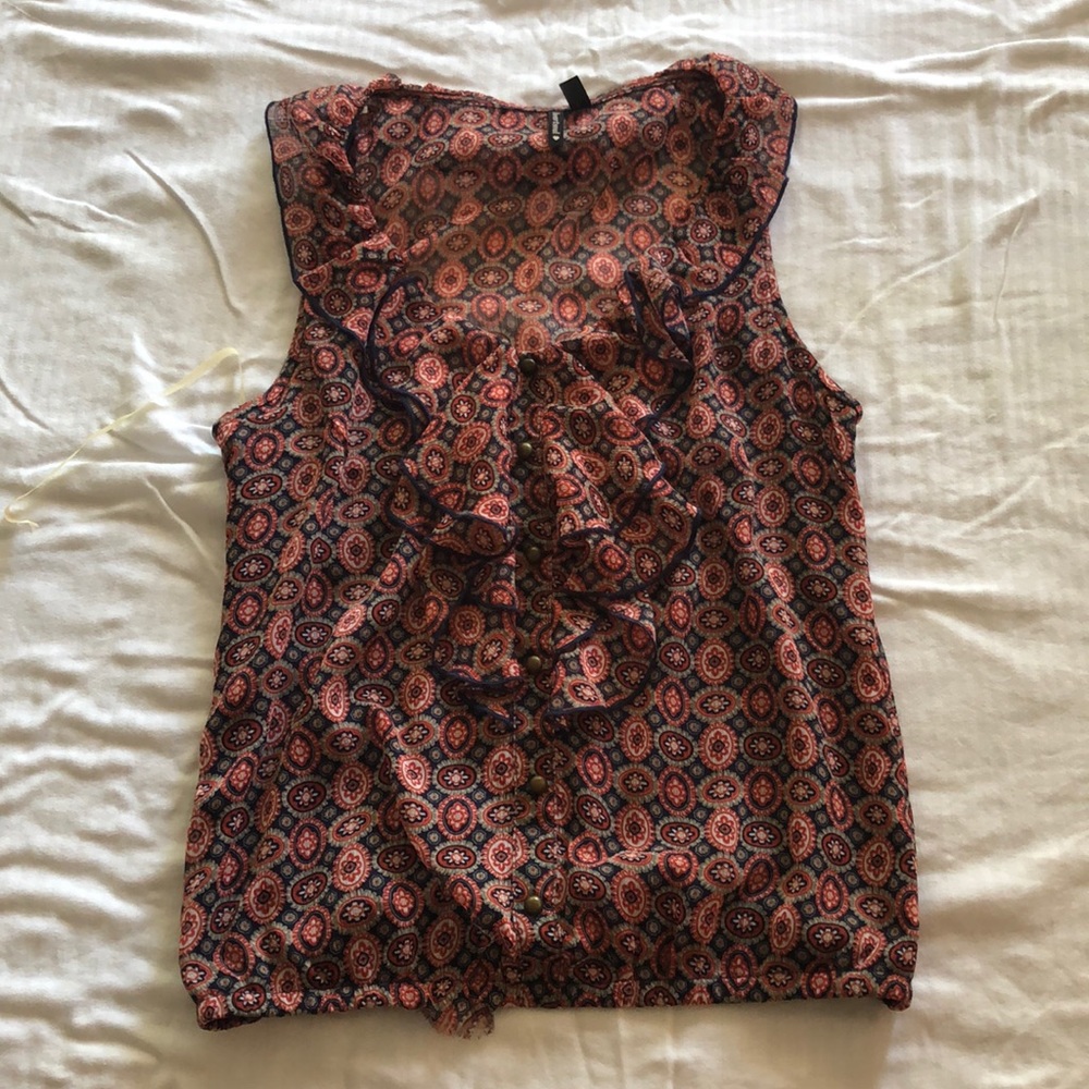 Ruffled Tank Top